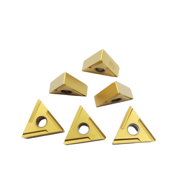 Gray Carbide Inserts P20 Steel Processing with PVD Coating 10 Pieces