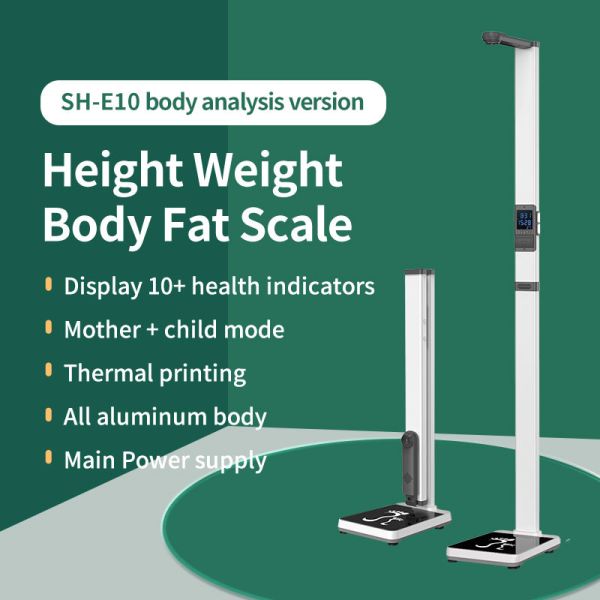 Ultrasonic Smart Body Fat Measuring Scale Height Weight Balance Vending Machine