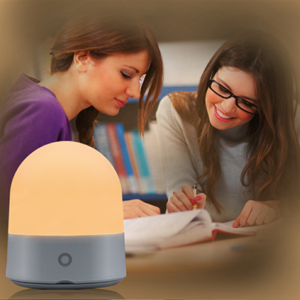 Portable touch sensor colorful mood light for bedroom
