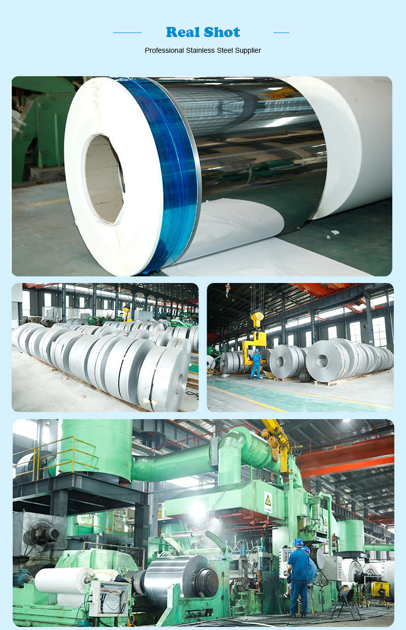 ASTM 2B Surface SUS304 316 SS Coil customized thick 0.3mm 120mm