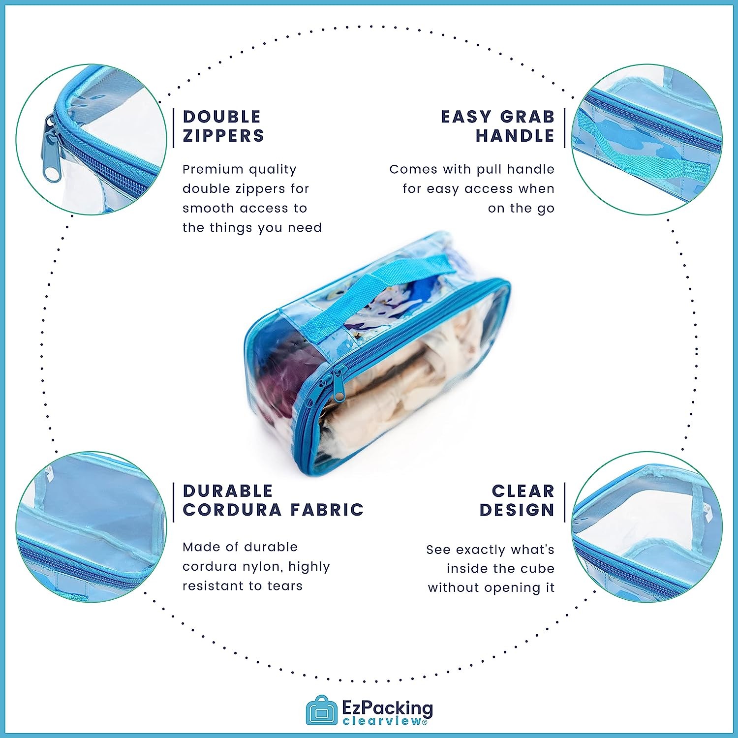 Shockproof And Durable Lager Capacity Waterproof Toiletry Bag With Handle
