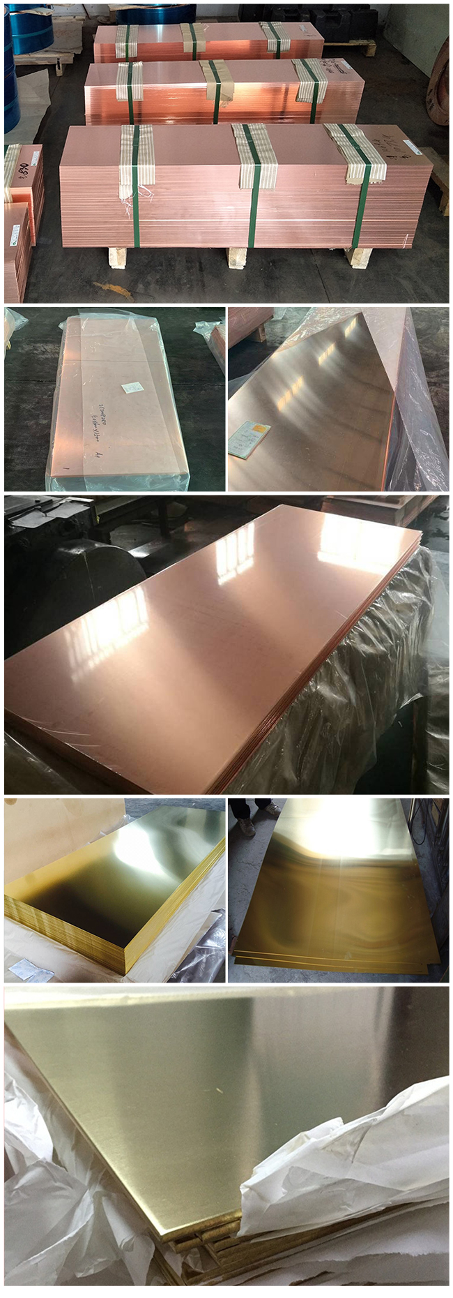 99.9% Purity 0.5 Mm Copper Sheet Metal ASTM C10100 C11000 3mm Polished Copper Sheet 0