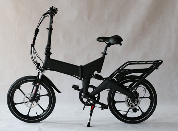 20 Inch Electric Bicycle With Pedal Assist 36V White Folding Electric Bike