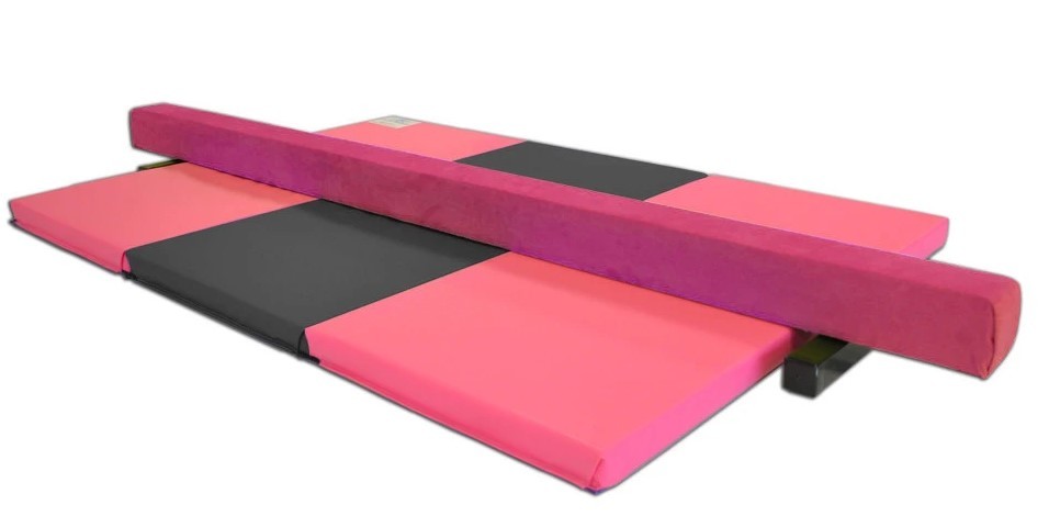 Gymnastics Balance Beam And Folding Mat Combo Package Gymnastics Balance Beam And Folding Mat Combo Package Gymnastics