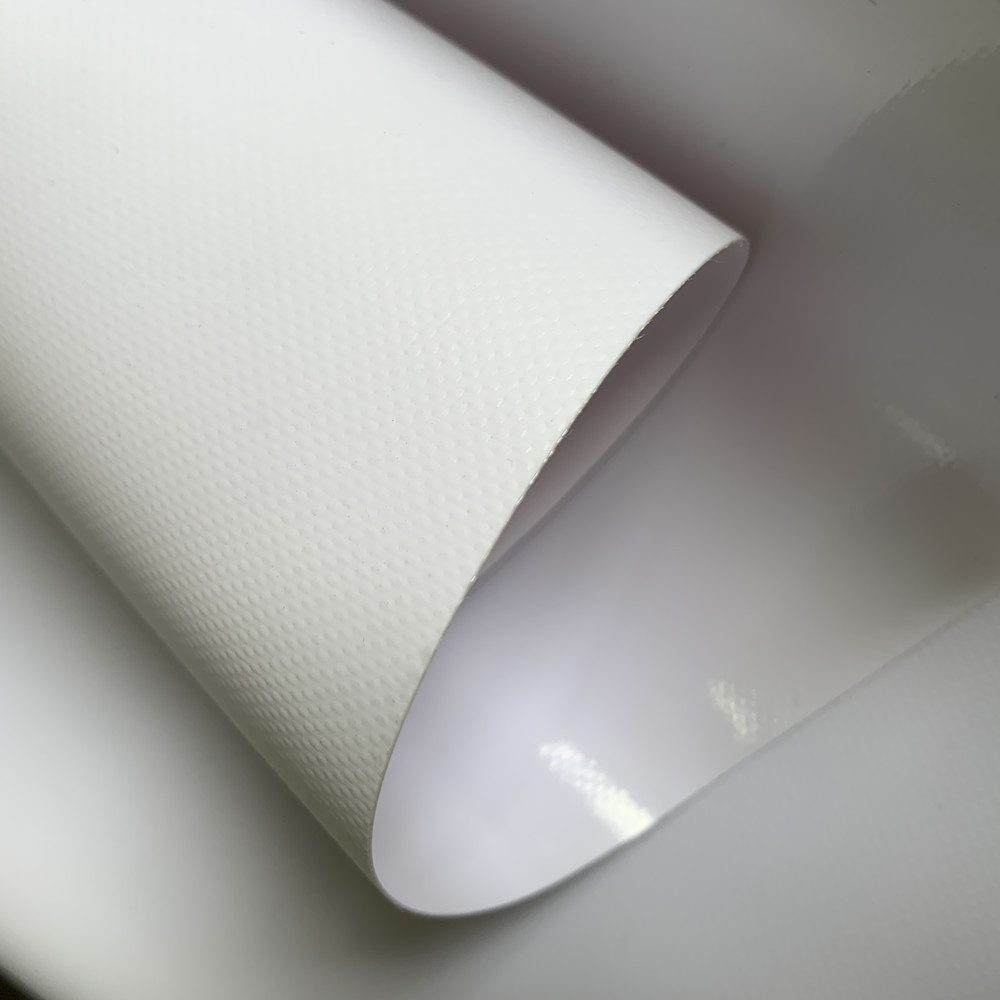 300-700g Floral PVC Fabric PVC Pana Flex Banner Roll Advertising Vinyl Printing