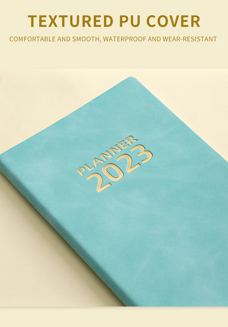 Leather Cover Notebook for Promotion Saddle Stitching Binding Journal Stationary
