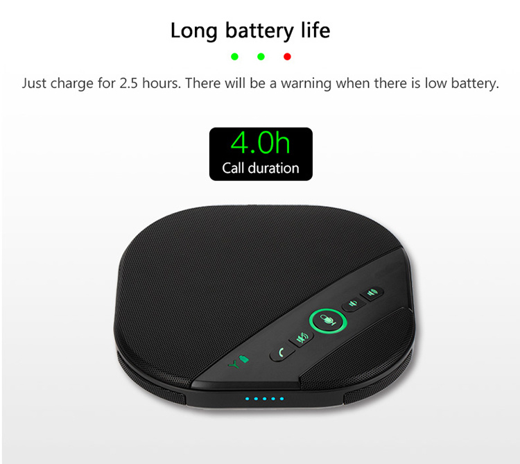 Medium Meeting Room 5.8g Wireless Condenser Speakerphone