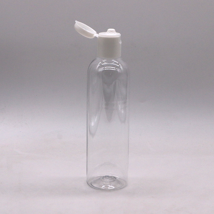 250ml PET Plastic Liquid Bottles with Ordinary Cover/ Pump Spray PET Collar Material