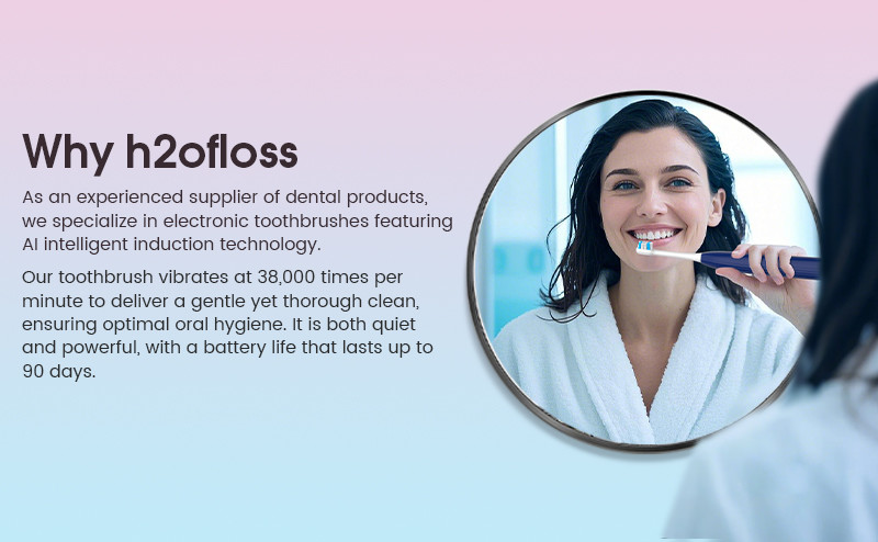 Professional Oral Health Electric Toothbrush DuPont Soft Bristled Brush Smart Vibrator Sonic Electric Toothbrush