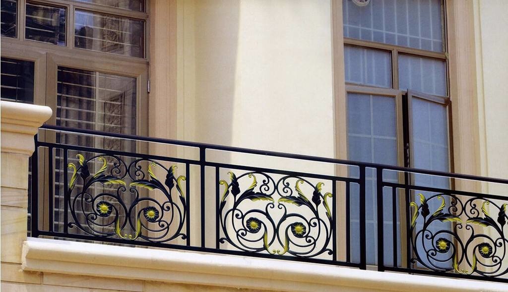 Anti Corrosion Residential Wrought Iron Fencing Cast Iron Fence Panels