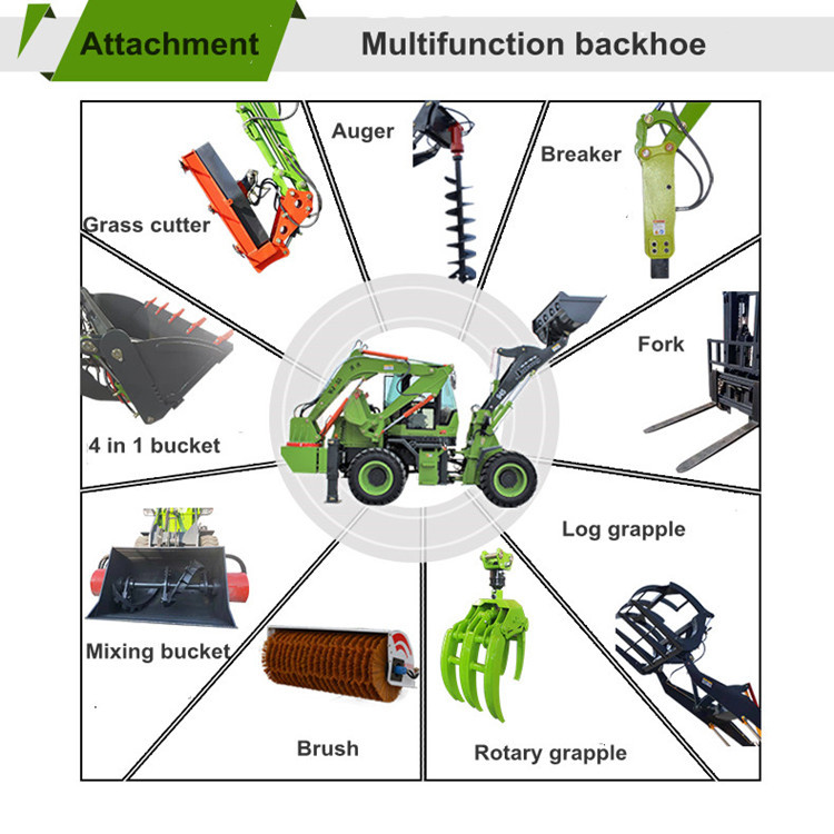 Price backhoe loader cheap quality backhoe excavator digger 5000kg backhoe loader for sale