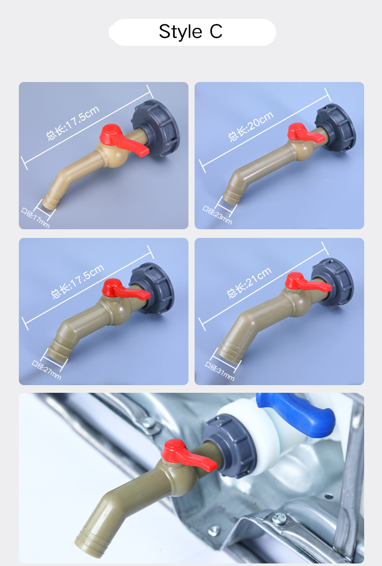 Quick and Easy IBC Tank Adapter Connection Valve for Garden Irrigation Easy to Connect