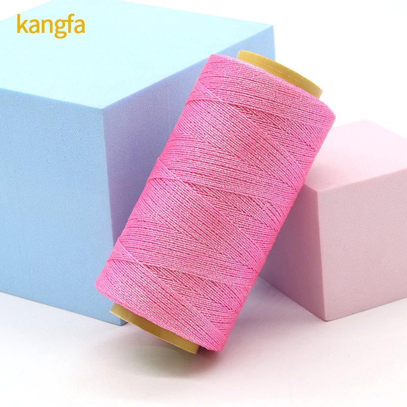 500m Polyester Magic Wax Thread 10 Vibrant Colors for Hand Knitting Boho Accessories