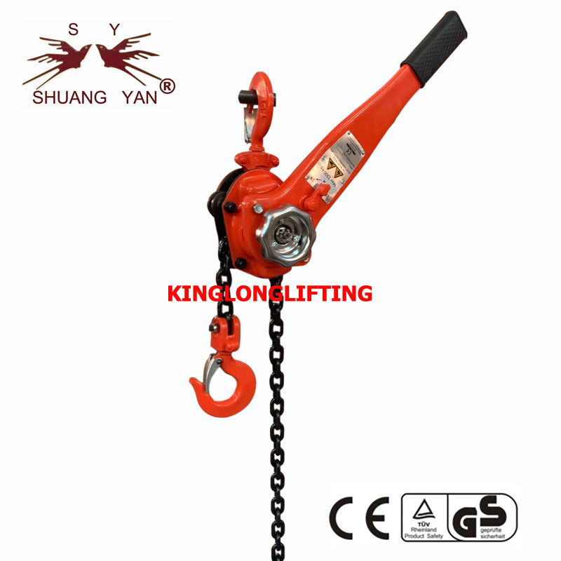 Steel 20Mn2 14.7KN 1.5M Ratchet Chain Lever Hoist