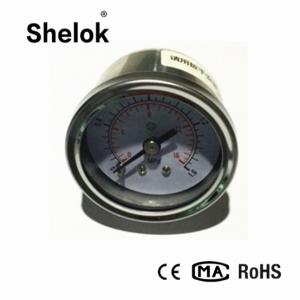 Buy cheap Spiral tube 40mm 304SS oil back connection pressure gauge mpa kg and psi product