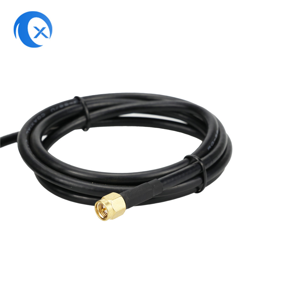 SMA Male Connector 4G LTE Magnetic Mount Antenna With LMR195 Cable