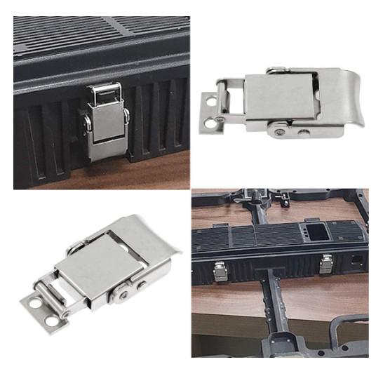 Durable Precision Stamping Nickel Plated Steel Buckle Latch Spring Loaded