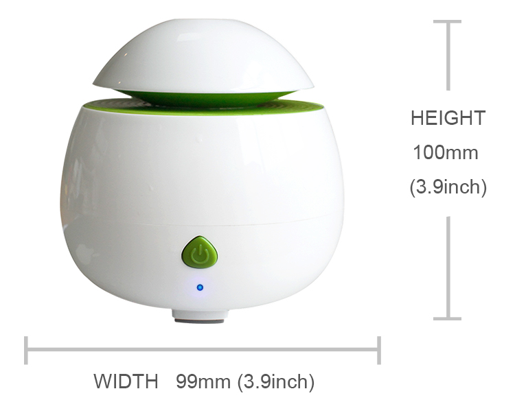 50ml Electric USB Aromatherapy Essential Oil Diffuser With Lamp