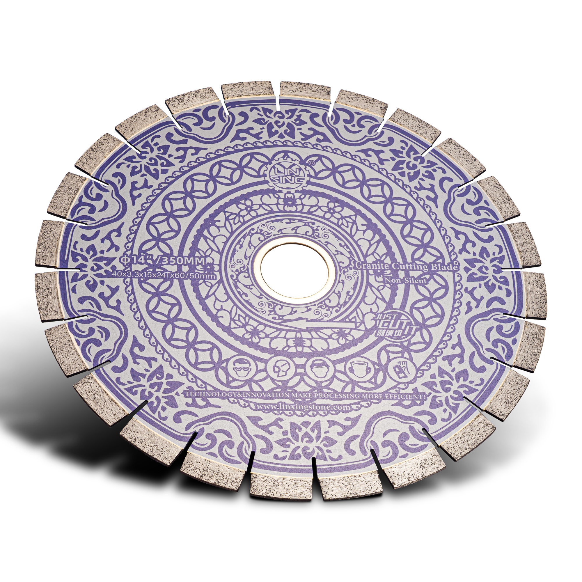 14 Inch 350mm Granite Sintered Diamond Saw Blade for Wet Cutting Diamond Cutting Disc