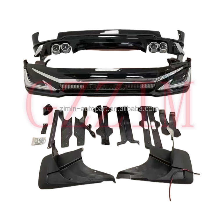FJ150 Plastic Body Kit For Prado FJ150 2018 Conversion Kit Front Rear Body Kit Black White