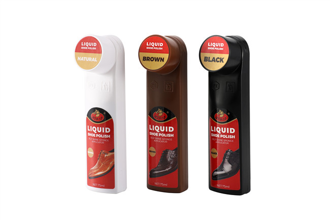 brown black Liquid Shoe Polish Instant Shine 75ml Black Brown Neutral Europe Main Market on Shoes Boots