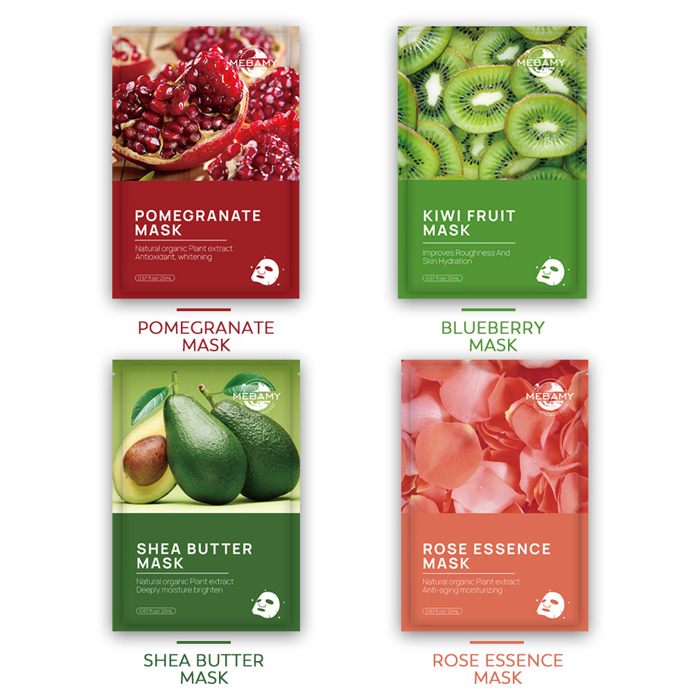 OEM/ODM Fruit Facial Face Mask Sheet Moisturizing With Blueberry