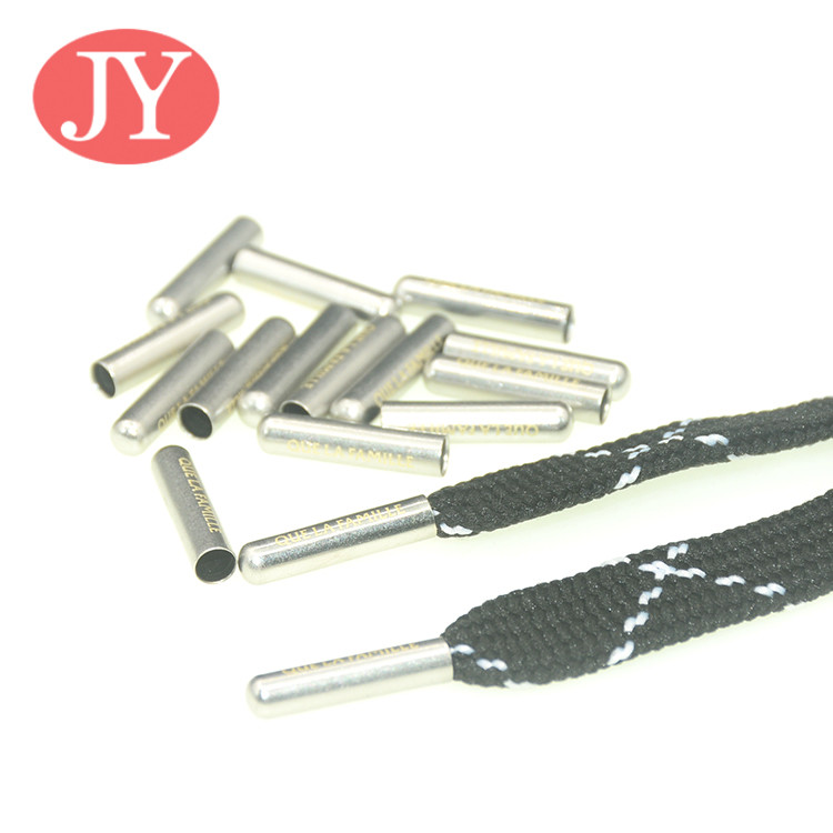 jiayang aglet painting color blue color mesh brass tips aglets brass tip
