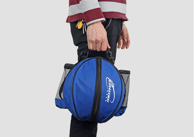 Factory Price Portable Sport Ball Shoulder Bag Football Volleyball Storage Backpack Handbag Round Shape Shoulder Strap Knapsacks