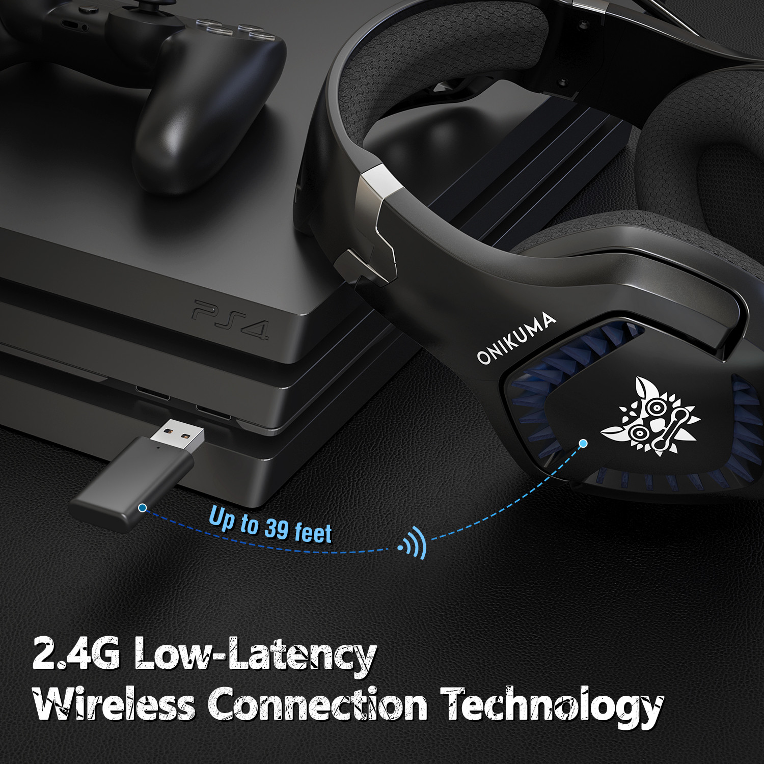 Stereo 2.4g CE Onikuma K1 Pro Gaming Headset