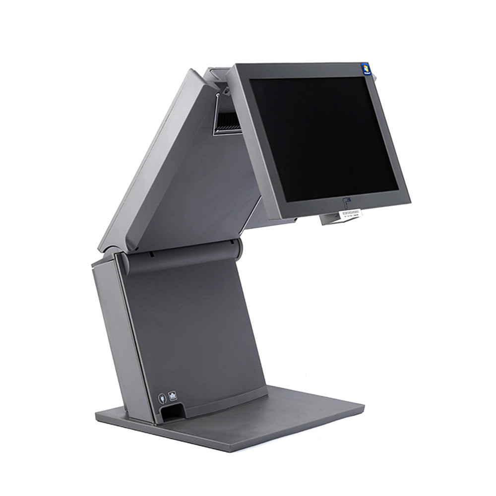 OEM Service 400cd/m2 All In One POS System With Printer Scanner Card Reader