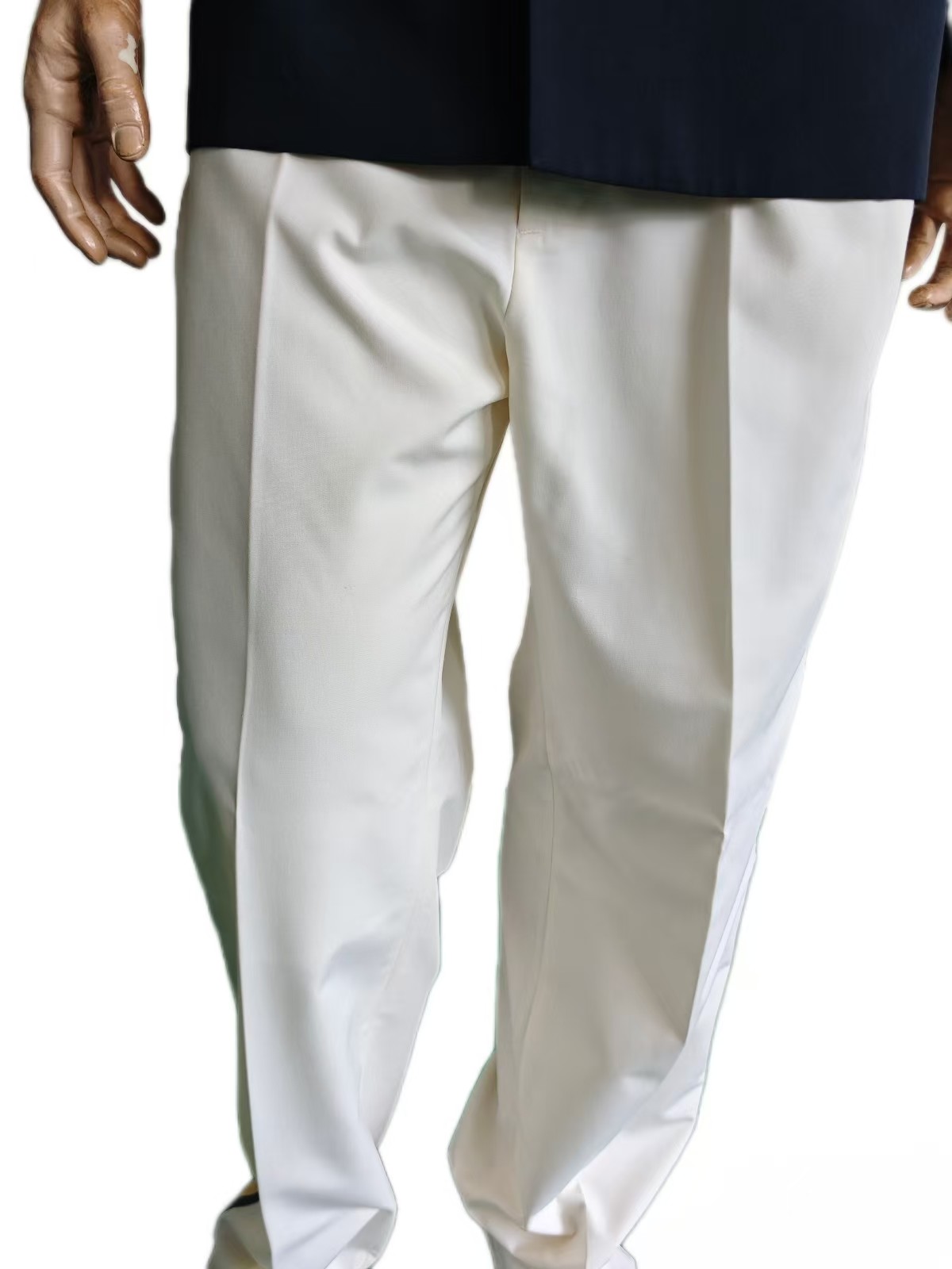 Monochrome Elegance Suit Set - 60% Polyester/40% Viscose Contrast