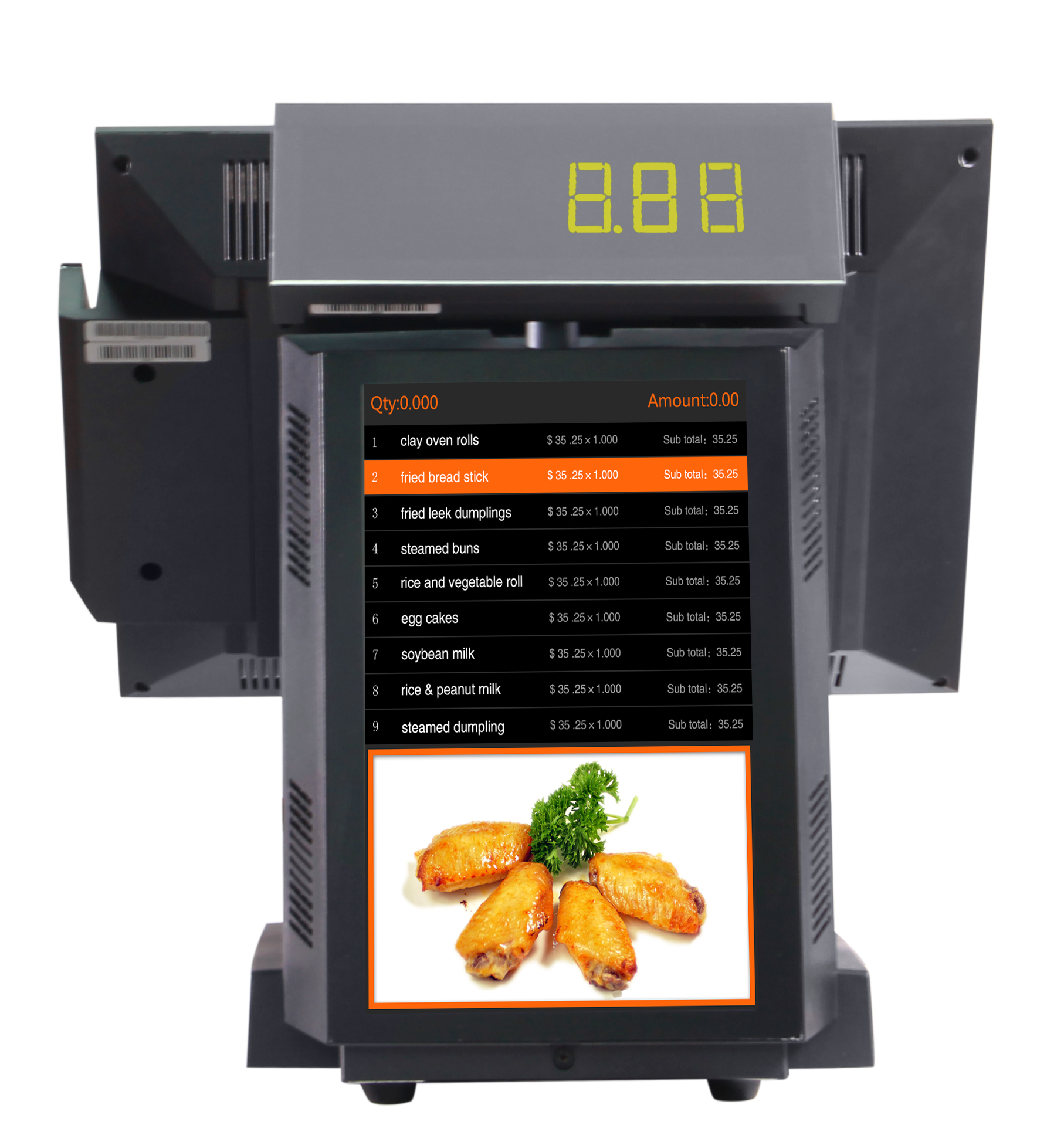 15 inch POS machine with Linux and Winsystems 5 wire resistive touch screen 2G DDR3 32G SSD