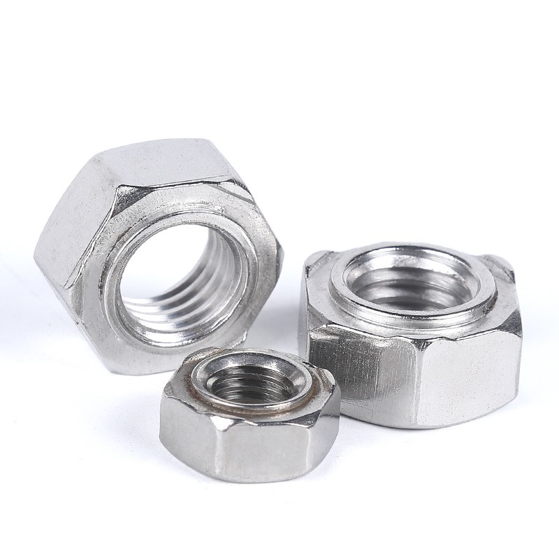 Automotive Industry Galvanized Stainless Steel Hexagon Head Nuts DIN934 10b21 M4-M52