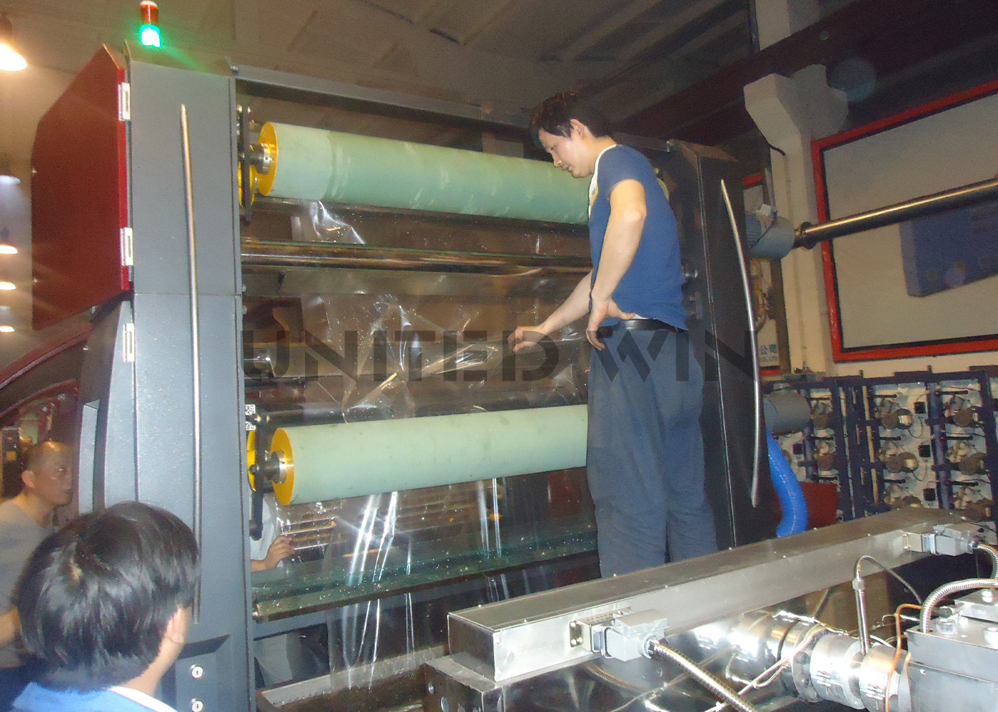 Automatic Plastic PP PE Woven Sack Flat Film Extrusion Machine