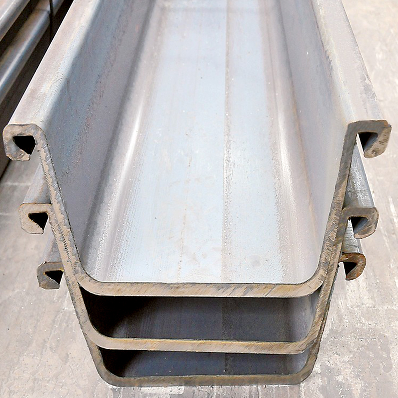 Q235 Q275 Q345 U Type Sheet Pile Type 2 400x100x10.5mm For Construction