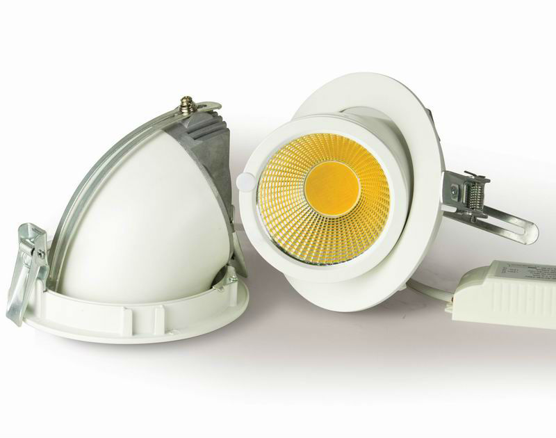 Excellent quality led commercial gimbal led downlight adjustable cob 50w downlight