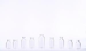 Buy cheap Screen Printing Pharmaceutical Clear Glass Bottles / Medical Glass Vials product