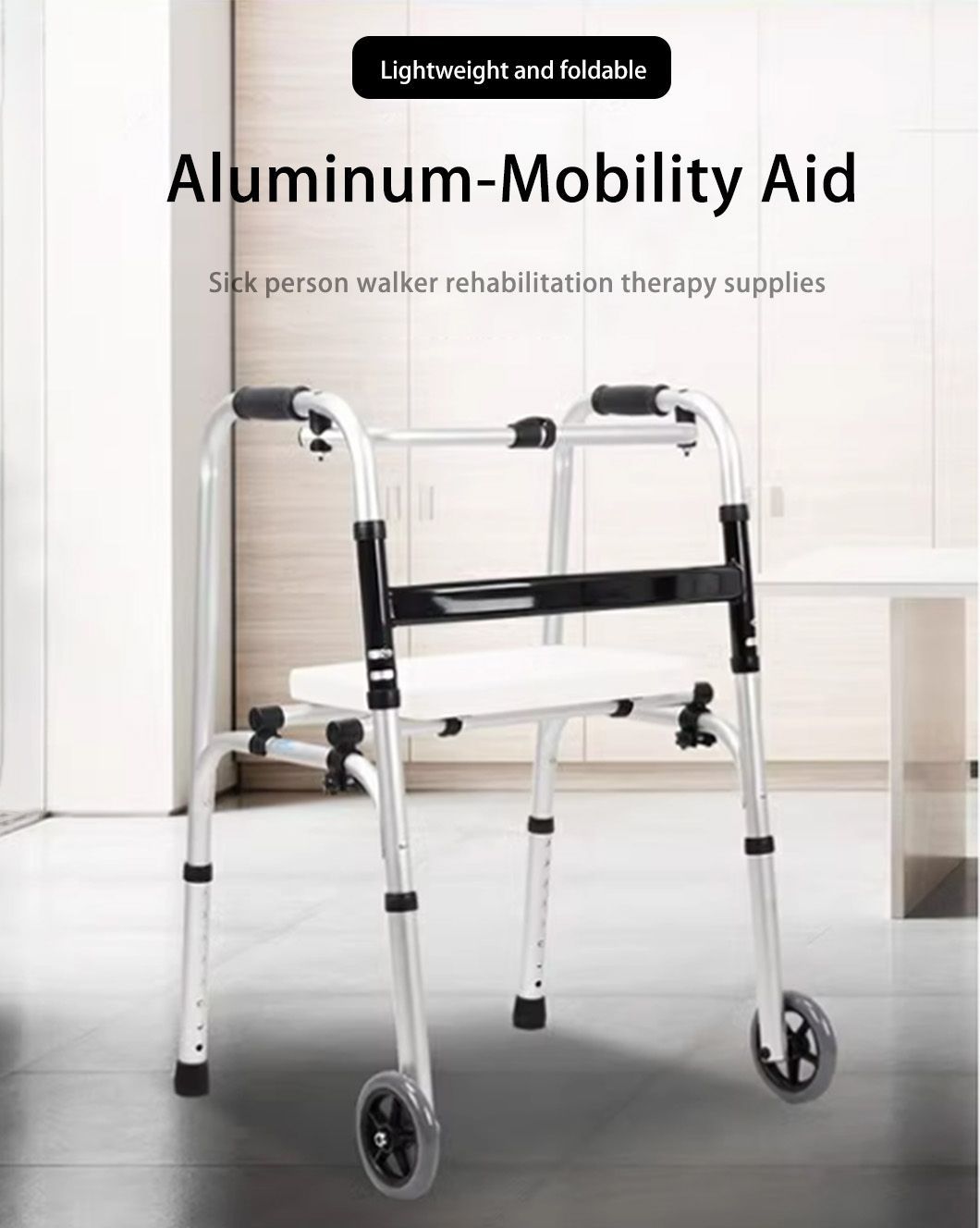 Convenient Walker for Adults and Elderly Daily Life Furniture Walker Rollator Walkers for Elderly People