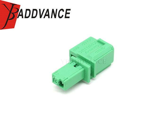 3C0973332C 2 Pin Male Green PA66 FEP Electrical Connector Housing For VW Audi Skoda