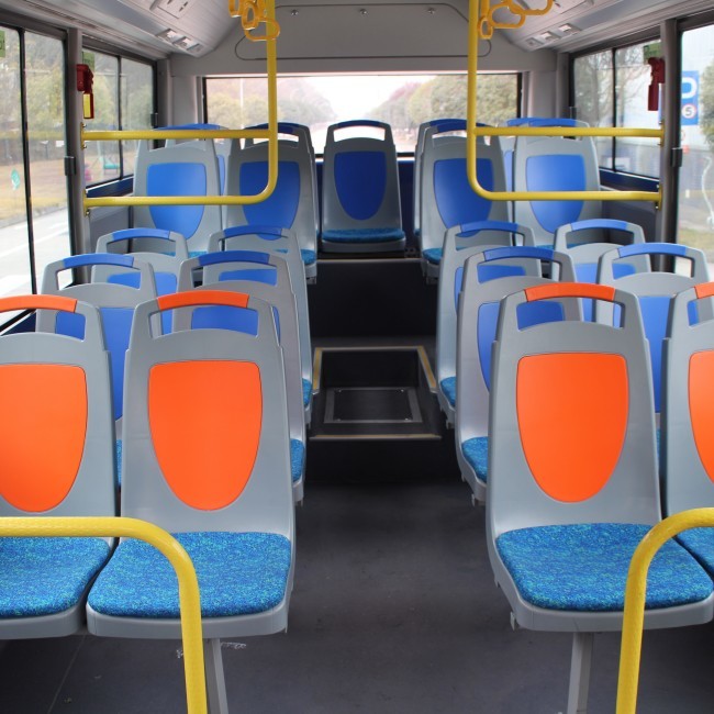 New Energy 7m 24 Seat Battery Operated Electric City Bus 69km/H