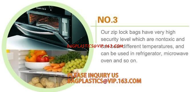 k color Double zipper food storage bag, Double tracking k food storage bags with zip Knurled, fresh grape pa
