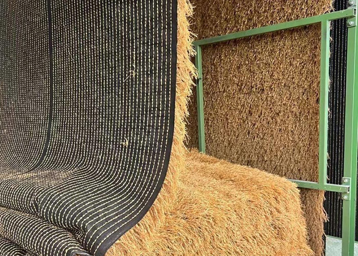 120mm Durable Polyethylene Synthetic Thatch Roof Lightweight Artificial Thatch Roof With Withered Color