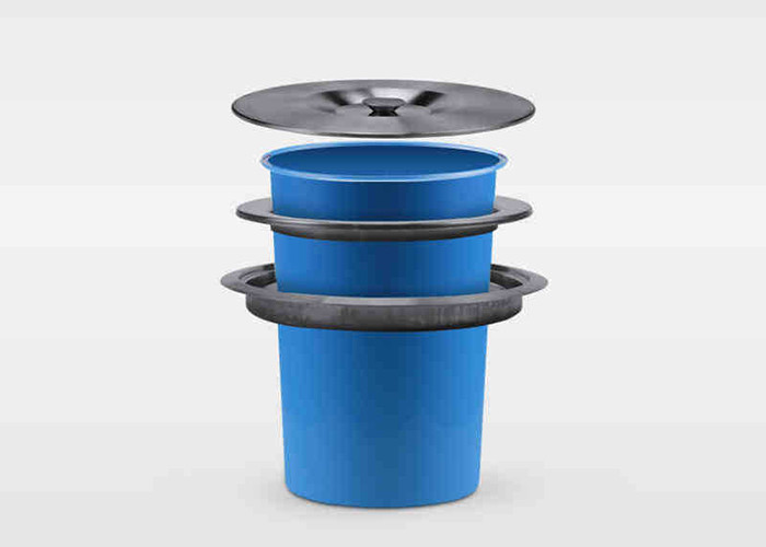 Cabinet Kitchen Trash Can , Concealed Stainless Trash Can Built - In Structure