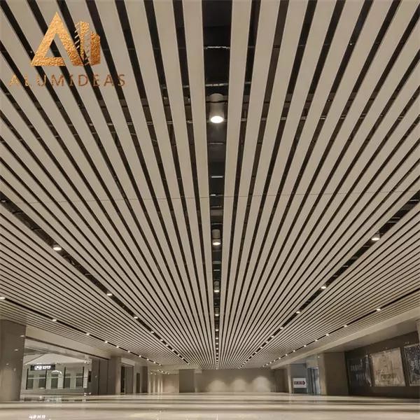 Aluminum battens ceiling