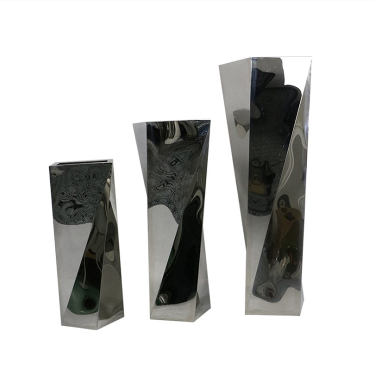 Rotation style tall metal bucket flower pots and planters
