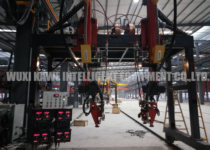 Heavy Duty H Beam Gantry Welding Machine Double Arc Automatic Welding Production Line