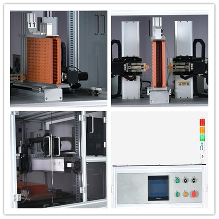 Lithium Battery Pack Single Side Automatic Spot Welder With Rotatable Welding Head