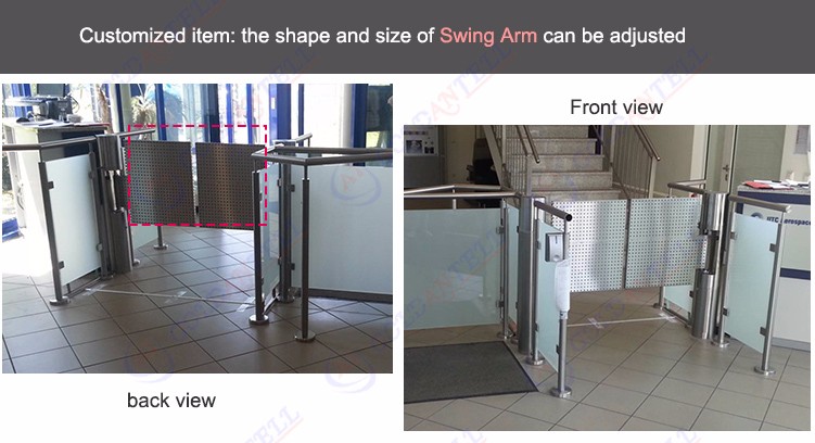Public Buildings Lobby Premium Quality Tube Type disabled access turnstiles price