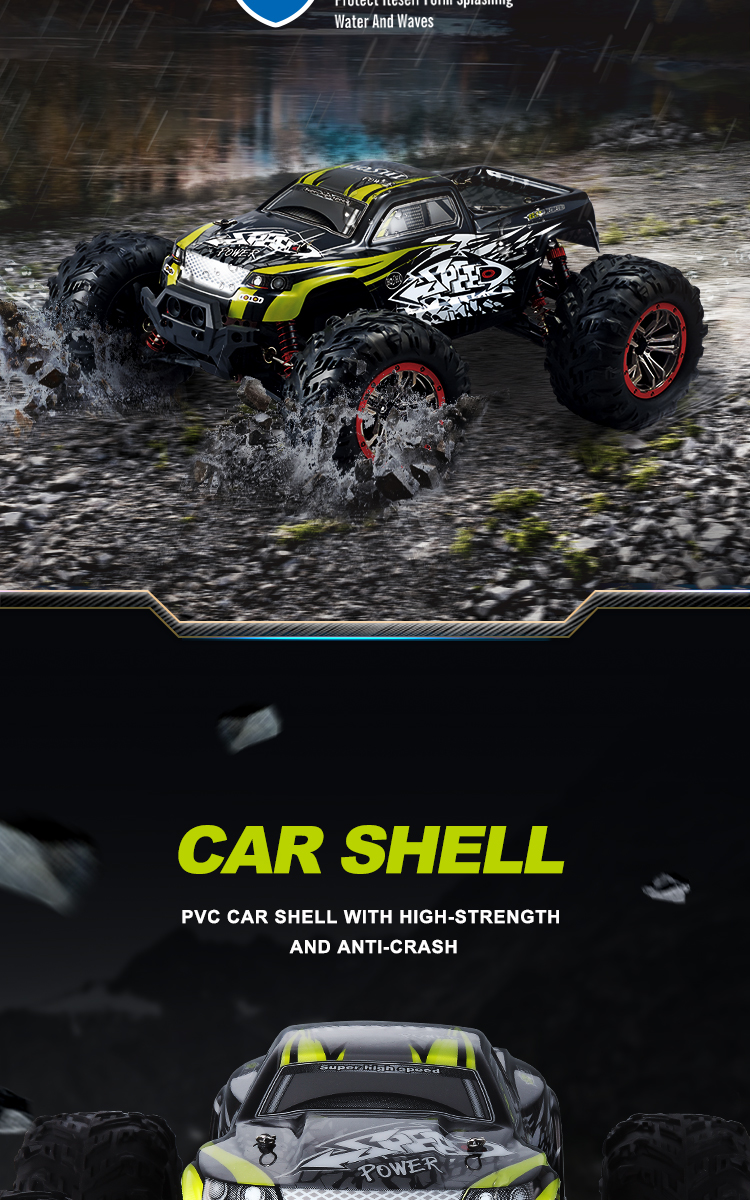 N516 2.4G 1/10 Scale Remote Control RC Car Off Road Radio Controlled Cars 80M