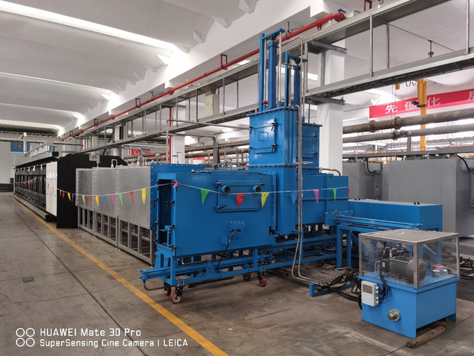 Gap-type varied-temperature heating trolley furnace 1